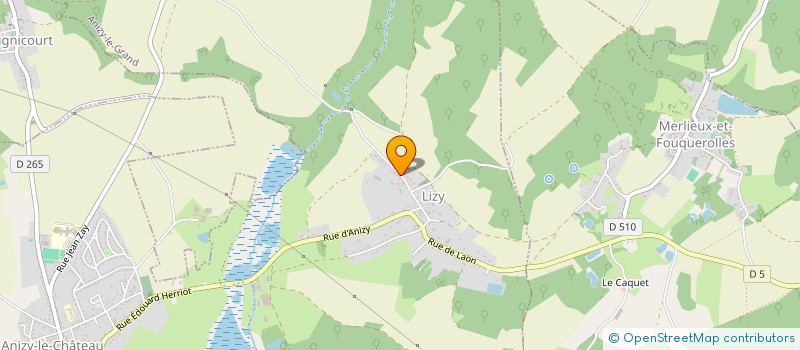 localisation de l'entreprise SOCIETE CIVILE IMMOBILIERE DU TEMPS GAGNE  ANIZY-LE-GRAND