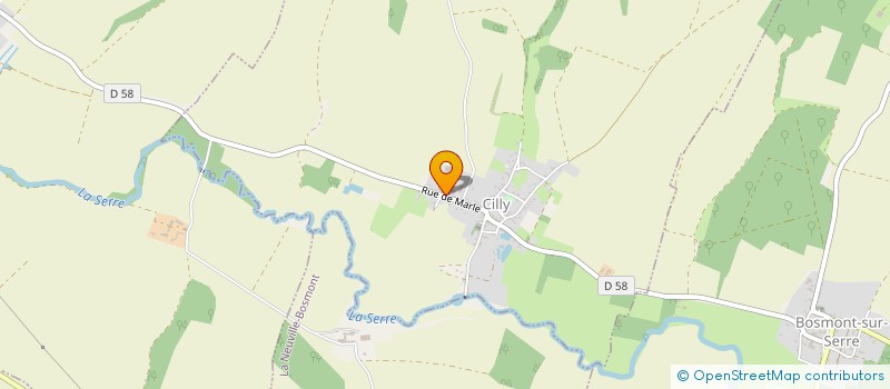 localisation de l'entreprise SOCIETE CIVILE IMMOBILIERE DU TIGNON PAR ABREVIATION SCI DU TIGNON  CILLY