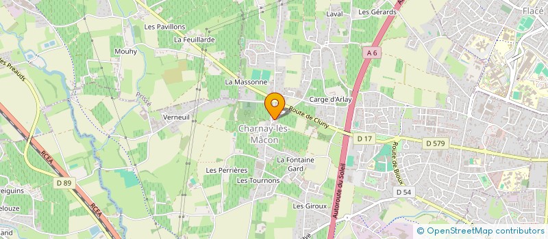 localisation de l'entreprise SOCIETE CIVILE IMMOBILIERE DU TINAILLER à CHARNAY-LES-MACON