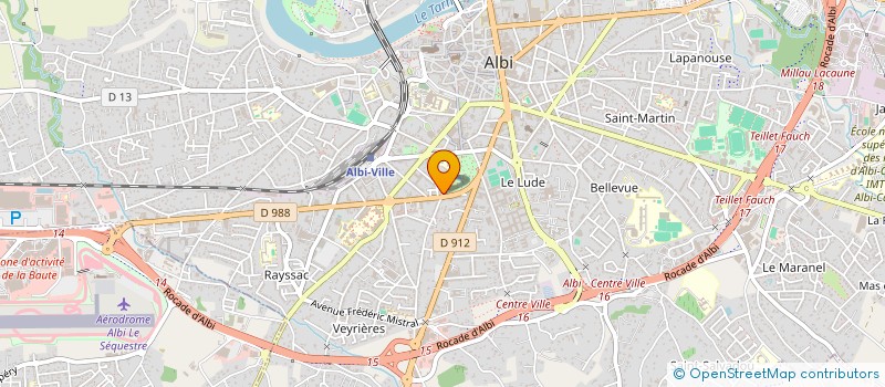 localisation de l'entreprise SOCIETE CIVILE IMMOBILIERE DU TROIS RUE TRUEL DE PALAFFRE à ALBI