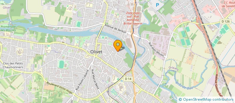 localisation de l'entreprise SOCIETE CIVILE IMMOBILIERE DU VAL à OLIVET