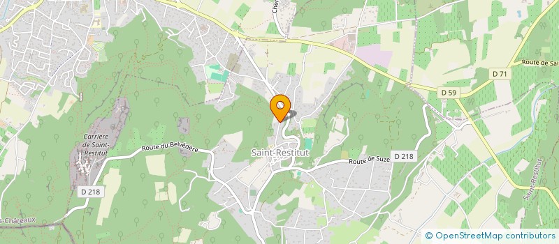 localisation de l'entreprise SOCIETE CIVILE IMMOBILIERE DU VAL D'YON  SAINT-RESTITUT