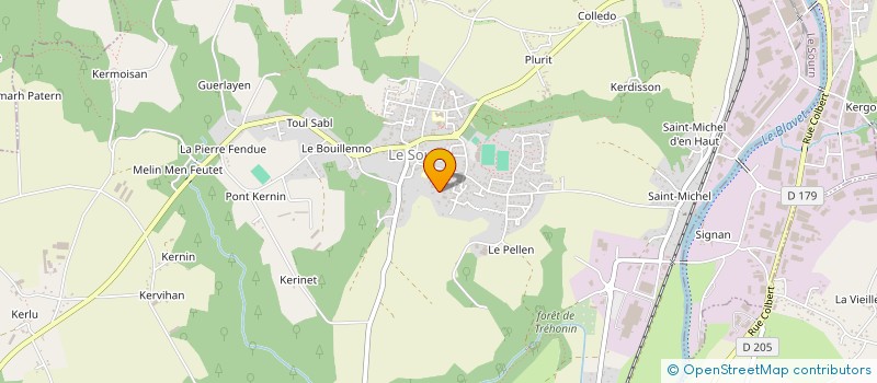 localisation de l'entreprise SOCIETE CIVILE IMMOBILIERE DU VALLON  LE SOURN