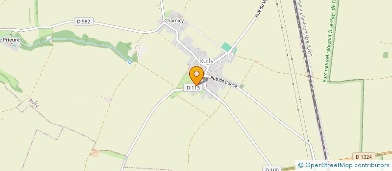 localisation de l'entreprise SOCIETE CIVILE IMMOBILIERE DU VALOIS  RULLY