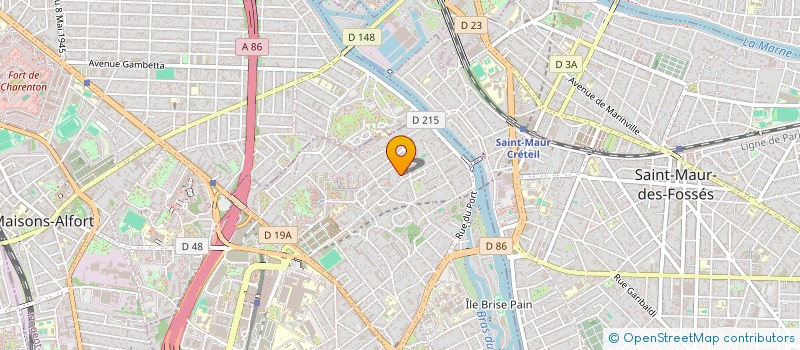 localisation de l'entreprise SOCIETE CIVILE IMMOBILIERE DU VIEUX POIRIER  CRETEIL