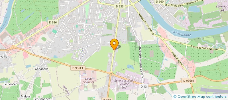 localisation de l'entreprise SOCIETE CIVILE IMMOBILIERE DUBSTE P à BERGERAC