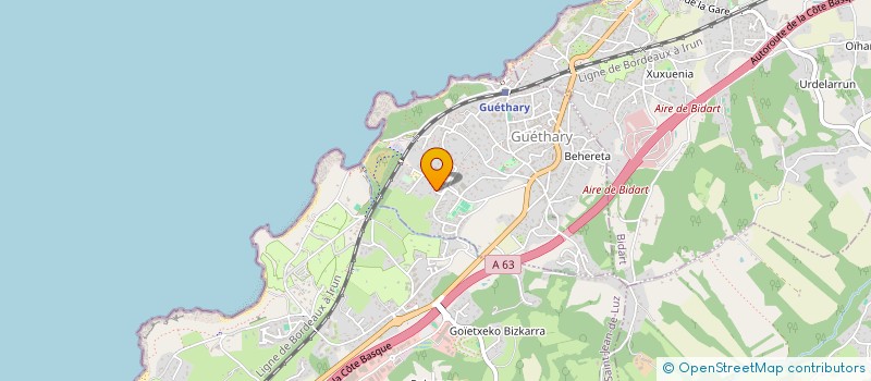 localisation de l'entreprise SOCIETE CIVILE IMMOBILIERE DUCAU - 3J  GUETHARY