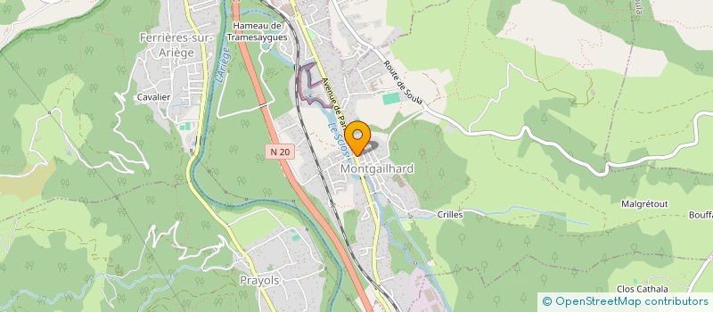localisation de l'entreprise SOCIETE CIVILE IMMOBILIERE DULDO à MONTGAILHARD