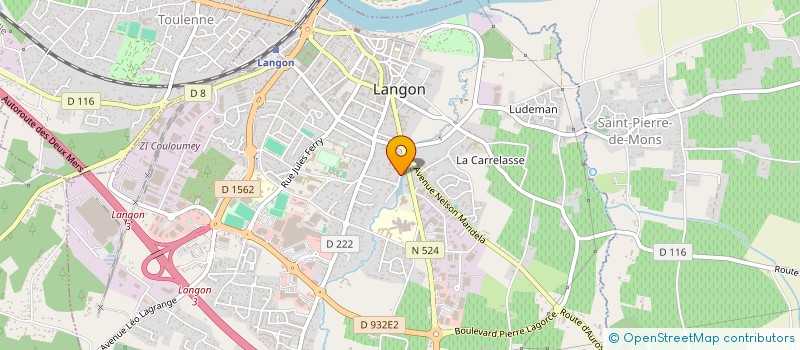 localisation de l'entreprise SOCIETE CIVILE IMMOBILIERE DUMAX à LANGON