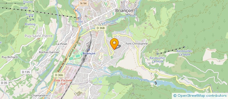 localisation de l'entreprise SOCIETE CIVILE IMMOBILIERE DUSSERT à BRIANCON