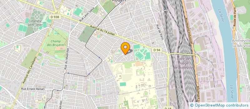 localisation de l'entreprise SOCIETE CIVILE IMMOBILIERE DUVAL  SOTTEVILLE-LES-ROUEN