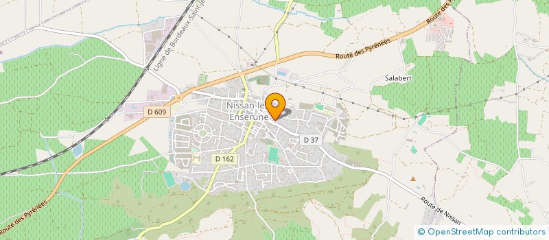 localisation de l'entreprise SOCIETE CIVILE IMMOBILIERE E A T B  NISSAN-LEZ-ENSERUNE