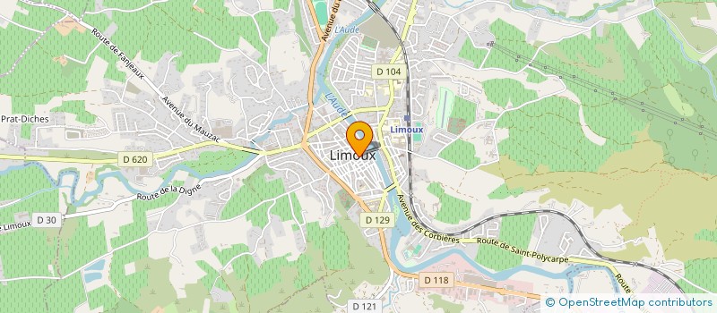 localisation de l'entreprise SOCIETE CIVILE IMMOBILIERE E.L.L.  LIMOUX