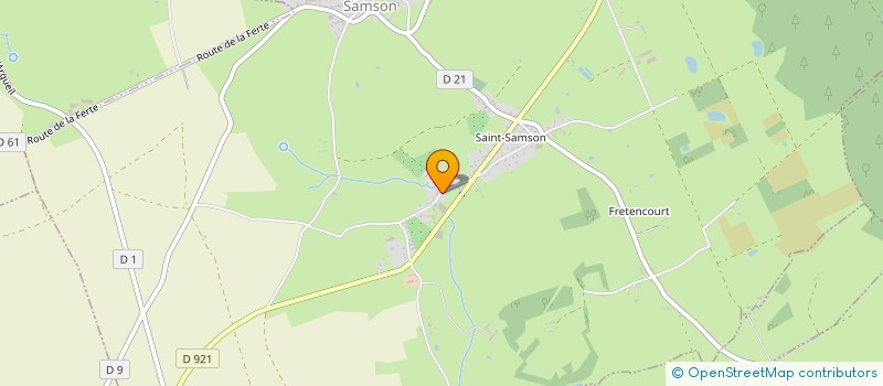 localisation de l'entreprise SOCIETE CIVILE IMMOBILIERE E.M. CANAPLE  LA FERTE-SAINT-SAMSON