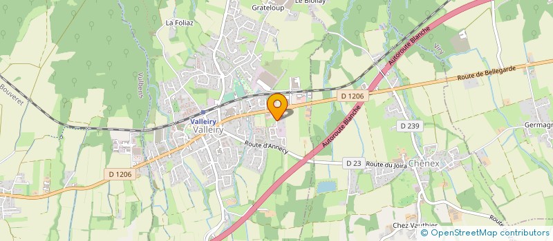 localisation de l'entreprise SOCIETE CIVILE IMMOBILIERE E.M.K. GENEVOIS  VULBENS