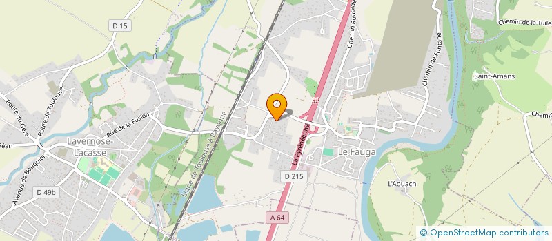 localisation de l'entreprise SOCIETE CIVILE IMMOBILIERE E.N.J ET PAR ABREVIATION SCI E.N.J  LE FAUGA