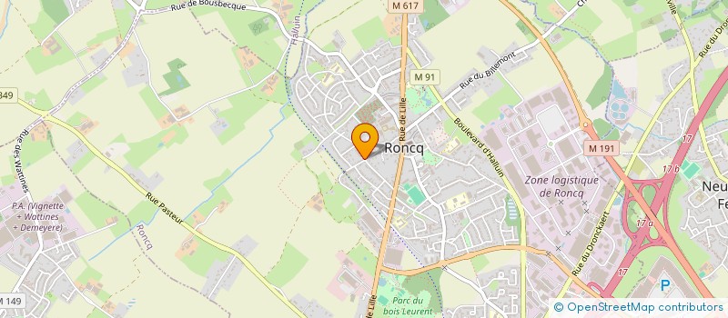 localisation de l'entreprise SOCIETE CIVILE IMMOBILIERE E2MA à RONCQ