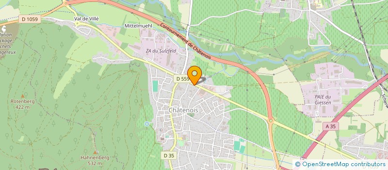 localisation de l'entreprise SOCIETE CIVILE IMMOBILIERE EA  CHATENOIS