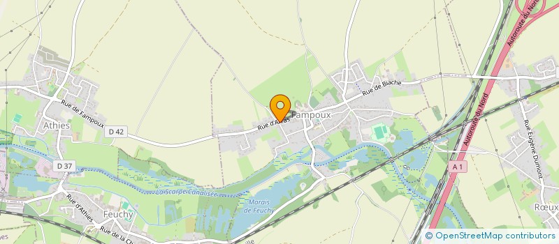 localisation de l'entreprise SOCIETE CIVILE IMMOBILIERE EAUDY  FAMPOUX