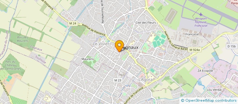 localisation de l'entreprise SOCIETE CIVILE IMMOBILIERE EBK IMMOBILIER ET PAR ABREVIATION SCI EBK IMMOBILIER à VILLENEUVE TOLOSANE