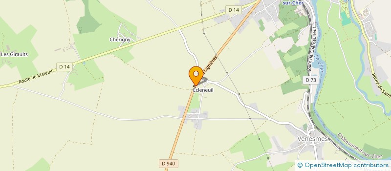 localisation de l'entreprise SOCIETE CIVILE IMMOBILIERE ECLENEUIL  VENESMES