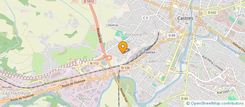 localisation de l'entreprise SOCIETE CIVILE IMMOBILIERE ECO-LOGIS  CASTRES