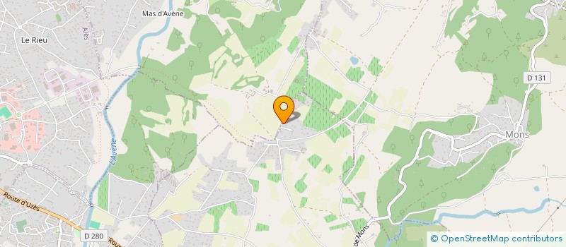 localisation de l'entreprise SOCIETE CIVILE IMMOBILIERE EDM  MEJANNES-LES-ALES