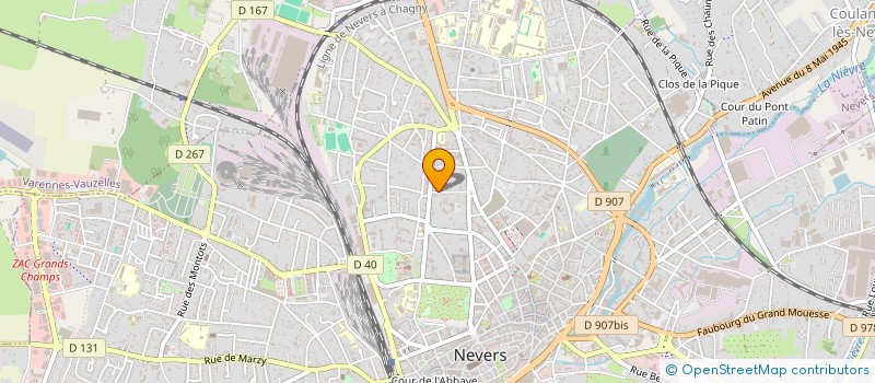 localisation de l'entreprise SOCIETE CIVILE IMMOBILIERE EDME à NEVERS