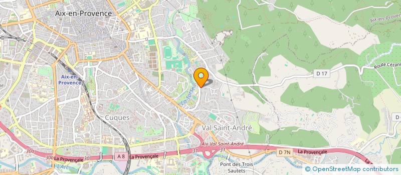 localisation de l'entreprise SOCIETE CIVILE IMMOBILIERE EDVIN  AIX-EN-PROVENCE