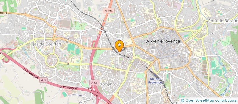 localisation de l'entreprise SOCIETE CIVILE IMMOBILIERE EGA COTE D'AZUR  AIX-EN-PROVENCE