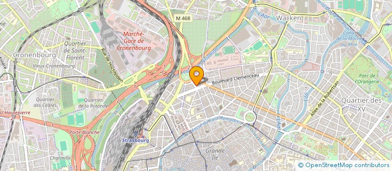 localisation de l'entreprise SOCIETE CIVILE IMMOBILIERE EGIDE  STRASBOURG