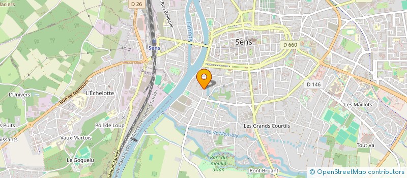 localisation de l'entreprise SOCIETE CIVILE IMMOBILIERE EKA  SENS