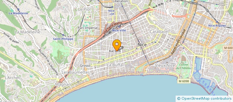 localisation de l'entreprise SOCIETE CIVILE IMMOBILIERE EL TOPO à NICE