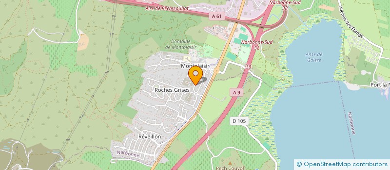 localisation de l'entreprise SOCIETE CIVILE IMMOBILIERE ELAN  NARBONNE