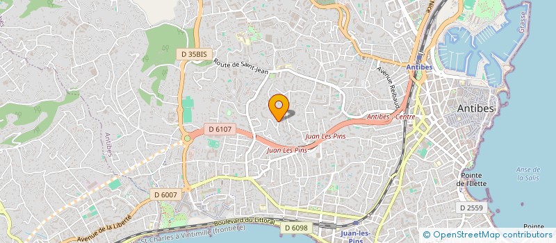 localisation de l'entreprise SOCIETE CIVILE IMMOBILIERE ELEANA à ANTIBES
