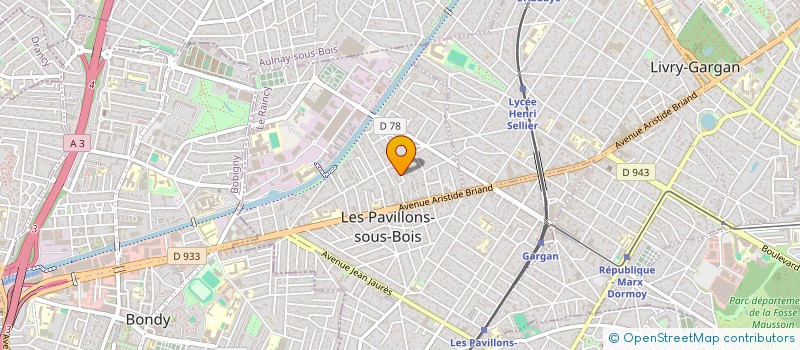 localisation de l'entreprise SOCIETE CIVILE IMMOBILIERE ELG à LES PAVILLONS-SOUS-BOIS