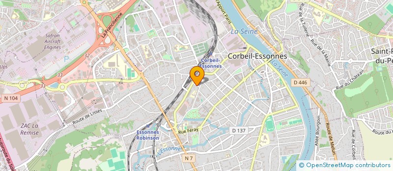 localisation de l'entreprise SOCIETE CIVILE IMMOBILIERE ELISANNIE PAR ABREVIATION SCI ELISANNIE à CORBEIL-ESSONNES