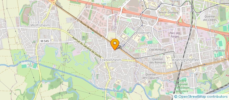 localisation de l'entreprise SOCIETE CIVILE IMMOBILIERE ELIXIR  ECKBOLSHEIM