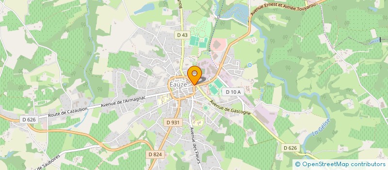 localisation de l'entreprise SOCIETE CIVILE IMMOBILIERE ELUSA INVESTISSEMENT  EAUZE