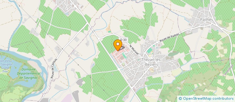 localisation de l'entreprise SOCIETE CIVILE IMMOBILIERE ELYA  THEZAN-LES-BEZIERS