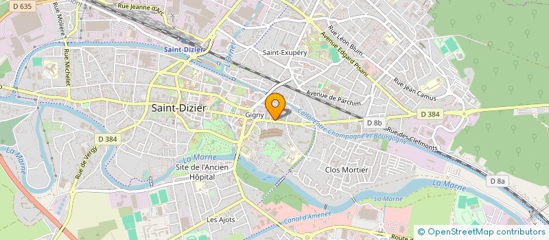 localisation de l'entreprise SOCIETE CIVILE IMMOBILIERE ELYSEA à SAINT-DIZIER