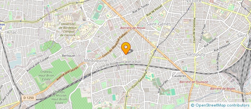 localisation de l'entreprise SOCIETE CIVILE IMMOBILIERE EMBATA  TALENCE