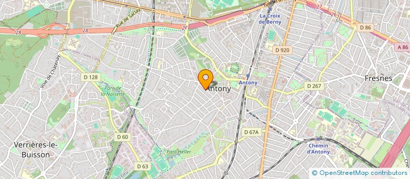 localisation de l'entreprise SOCIETE CIVILE IMMOBILIERE EMERAUDE à ANTONY