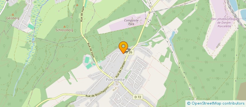 localisation de l'entreprise SOCIETE CIVILE IMMOBILIERE EMERAUDE  PORCELETTE