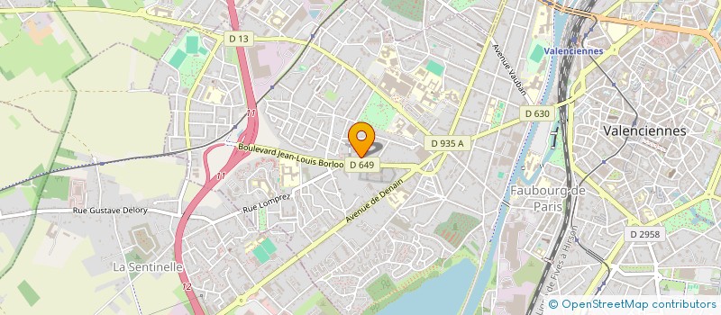 localisation de l'entreprise SOCIETE CIVILE IMMOBILIERE EMMAUS VALENCIENNES  VALENCIENNES