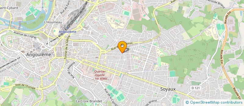 localisation de l'entreprise SOCIETE CIVILE IMMOBILIERE EMOCIR à ANGOULEME
