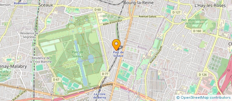 localisation de l'entreprise SOCIETE CIVILE IMMOBILIERE ENAUD à ANTONY