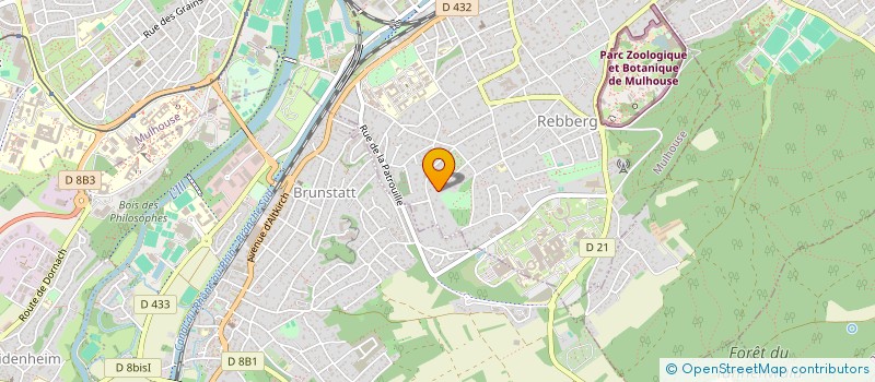 localisation de l'entreprise SOCIETE CIVILE IMMOBILIERE ENNIS  MULHOUSE