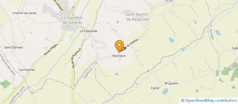 localisation de l'entreprise SOCIETE CIVILE IMMOBILIERE EPKM 47  SAINT-MARTIN-DE-BEAUVILLE