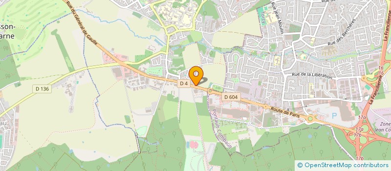 localisation de l'entreprise SOCIETE CIVILE IMMOBILIERE EQUINOX  LA QUEUE-EN-BRIE